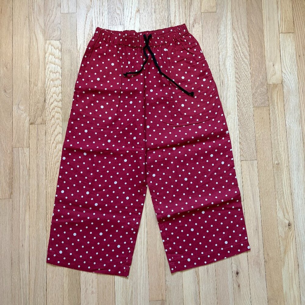 Comme Des Garcon Wide-leg Linen Pants